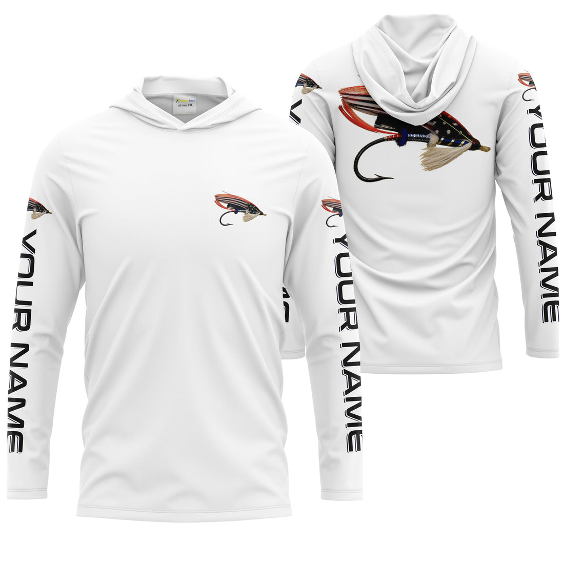 American Flag Fishing lure Custom Patriotic Fly Fishing Fishing gifts apparel