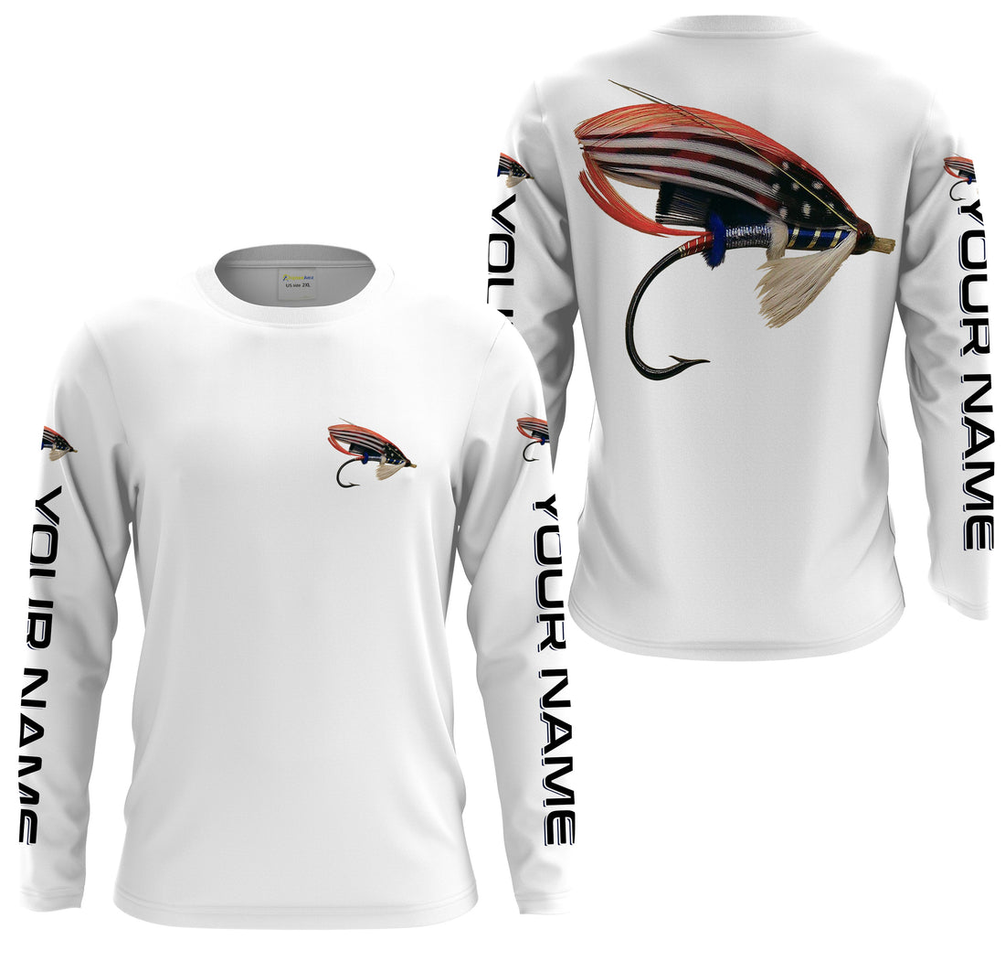 American Flag Fishing lure Custom Patriotic Fly Fishing Fishing gifts apparel