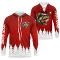 Walleye Fishing Custom Christmas Fishing, Xmas Fishing Gifts, Women And Kids