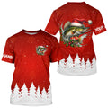 Walleye Fishing Custom Christmas Fishing, Xmas Fishing Gifts, Women And Kids