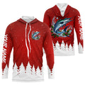 Wahoo Fishing Custom Christmas Fishing, Xmas Fishing Gifts, Women And Kids