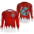 Wahoo Fishing Custom Christmas Fishing, Xmas Fishing Gifts, Women And Kids
