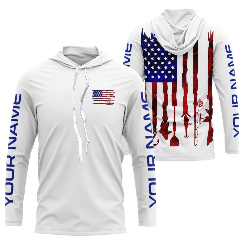 Personalized American Flag Uv Protection Fishing Fishing For Fisherman