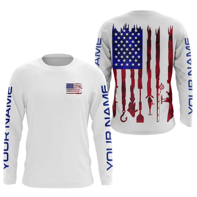 Personalized American Flag Uv Protection Fishing Fishing For Fisherman