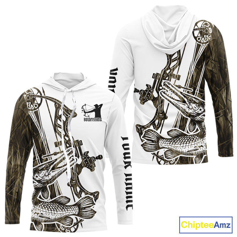 Custom Grass Camo Alligator Gar Bowfishing Tournament, Bow Fishing