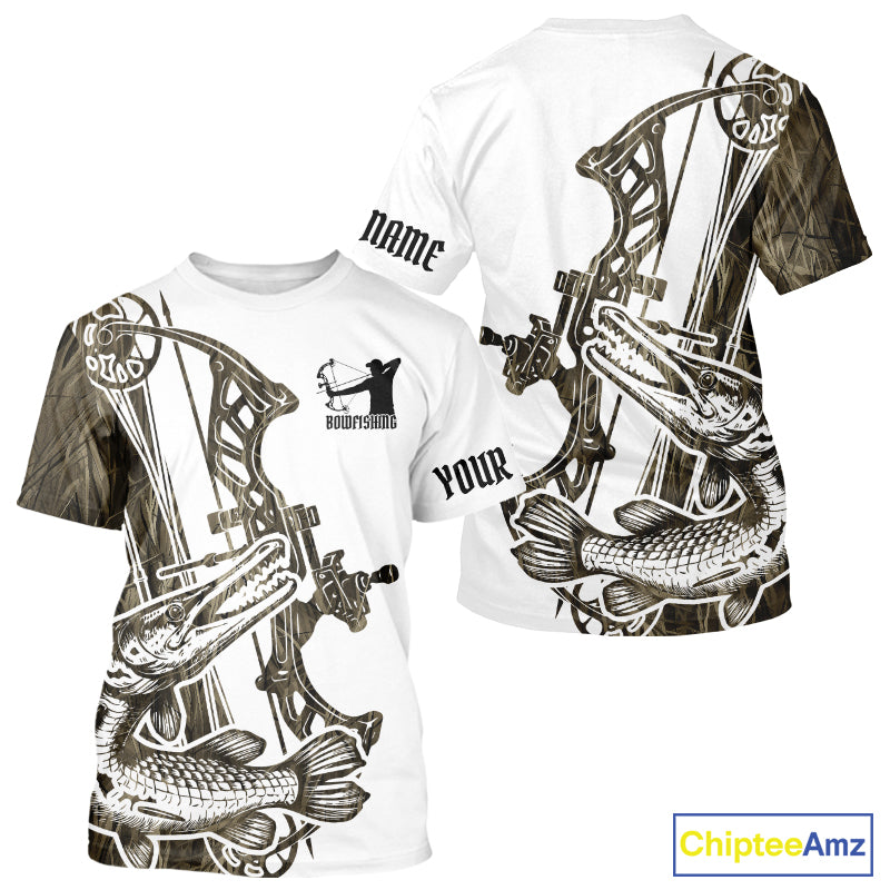 Custom Grass Camo Alligator Gar Bowfishing Tournament, Bow Fishing