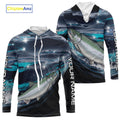 Custom Chinook King Salmon Fishing Saltwater Performance Fishing T-Shirts