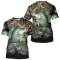 Crappie fishing green scales camo personalized custom name sun protection long sleeve fishing NQS3728