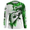 Crappie Fishing Long Sleeve Tournament Fishing, Custom Crappie Fishing |Green Camo