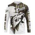 Crappie Fishing Long Sleeve Tournament Fishing, Custom Crappie Fishing |Brown Camo