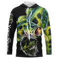 Largemouth Bass Fishing Customize Name long sleeves fishing NQS1795