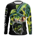 Largemouth Bass Fishing Customize Name long sleeves fishing NQS1795