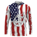 US American Fishing Hunting Flag deer duck Fish hook Custom sun protection fishing for adult, kid NQS3453