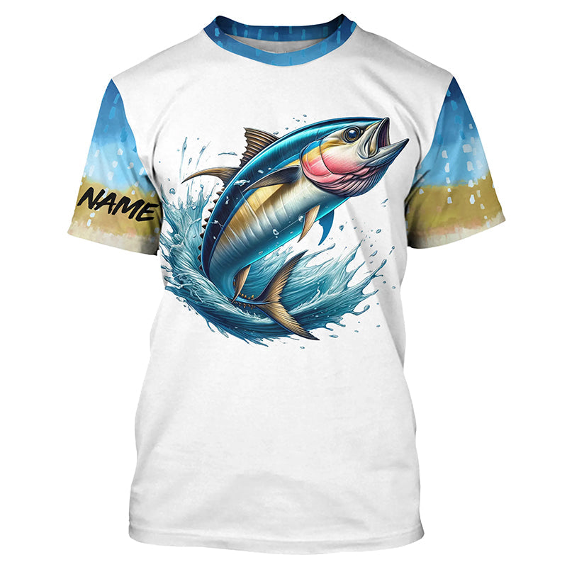 Tuna Fishing Scales Custom long sleeve Fishing, personalized Tuna fishing apparel NQS578