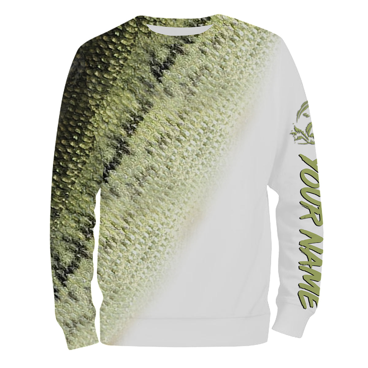 Bass Fishing Scale Customize Name 3D All Over Printed Personalized Fishing Gift NQS215