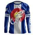 CO Fishing Custom Colorado Flag Fish hook skull Custom Name sun protection custom fishing NQS3307