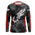 Fish reaper skull fish hook custom name sun protection long sleeve fishing, fishing gifts NQS4329