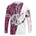 Crappie Fishing Pink Camo Custom Name 3D All Over Printed Personalized Fishing gifts NQS347