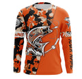 Custom Name striped bass fishing tattoos Camouflage Orange Performance Fishing, Striper Fishing NQS2507