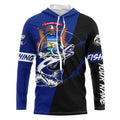 Michigan walleye fishing Custom Name UV protection UPF 30+ fishing, custom fishing apparel NQS3061