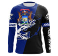 Michigan walleye fishing Custom Name UV protection UPF 30+ fishing, custom fishing apparel NQS3061