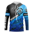 Tuna blue water spearfishing Custom Name UV protection UPF 30+ fishing, custom fishing apparel NQS3070