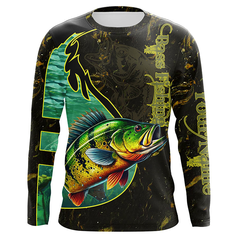 Peacock Bass Custom Long Sleeve tournament Fishing apparel, Peacock Bass Fishing - NQS1996