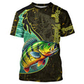 Peacock Bass Custom Long Sleeve tournament Fishing apparel, Peacock Bass Fishing - NQS1996