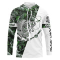 Crappie Fishing Green Camo fishing Tattoo Custom Name sun protection long sleeve fishing NQS593
