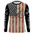 Fish Reaper Fishing American flag patriotic Custom Name 3D All over Printed UV Protection NQS2988
