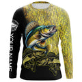 Walleye fishing customize name all over print personalized fishing gift NQS228