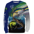 Mahi-mahi, Wahoo, Tuna Customize Name All Over Printed And Women Personalized Fishing Gift NQS233
