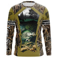 Crappie Fishing Camo Customize Name UV protection Long sleeve Fishing Personalized Gifts NQS503