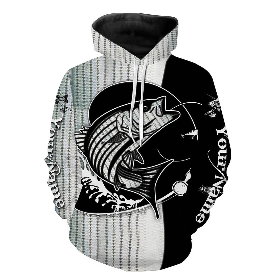 Striped Bass Fishing Customize Name All Over Printed And Women Personalized Fishing Gift NQS236