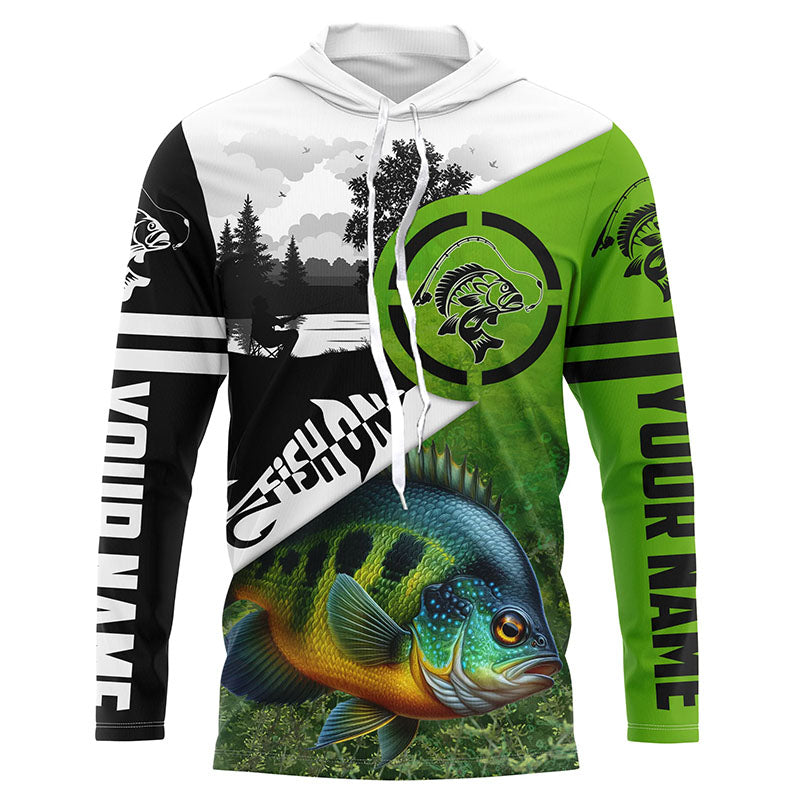 Bluegill Fishing green performance fishing Custom Bluegill fishing NQS6012