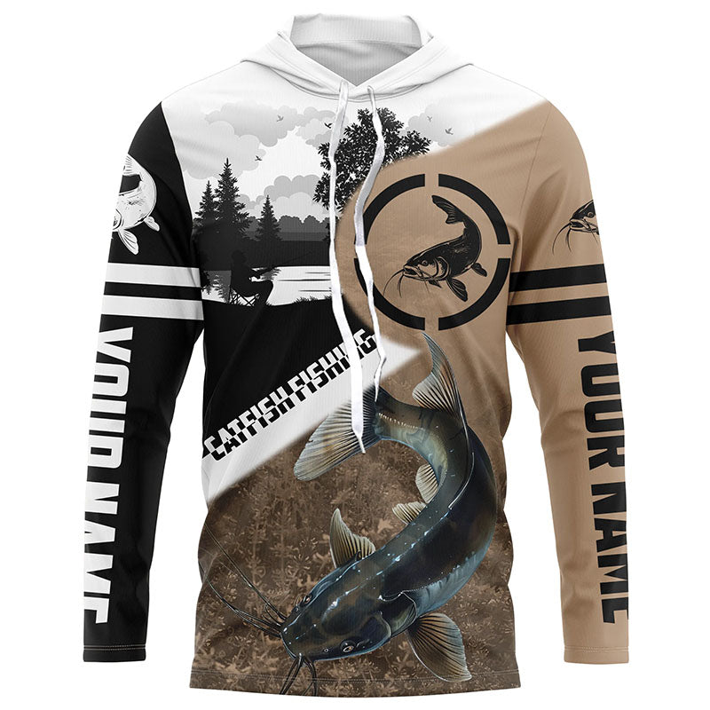 Catfish Fishing custom performance UV protection fishing, catfish fishing NQS616