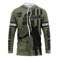Carp hunter bowfishing American flag Custom UV sun protection Long sleeve Fishing NQS4621