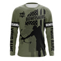 Carp hunter bowfishing American flag Custom UV sun protection Long sleeve Fishing NQS4621