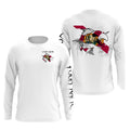 Florida fishing fish reaper skull personalized custom name sun protection long sleeve fishing NQS3828