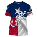Texas flag fishing Fish hook skull Custom Name sun protection custom fishing, women,kid NQS3372