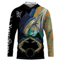 Sailfish saltwater fishing Customize Name UV protection quick dry UPF 30+ long sleeves fishing,gifts for fishing lover NQS2450