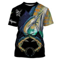 Sailfish saltwater fishing Customize Name UV protection quick dry UPF 30+ long sleeves fishing,gifts for fishing lover NQS2450