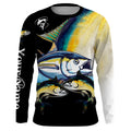 Tuna saltwater fishing Customize Name UV protection quick dry UPF 30+ long sleeves fishing,gifts for fishing lover NQS2451