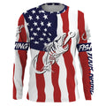 American flag fishing Fish hook skull Custom Name sun protection custom fishing for adult, kid NQS3291
