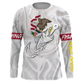 IL Illinois Fishing Flag Fish hook skull Custom sun protection fishing, women, kid NQS3393