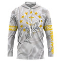 RI Rhode Island Fishing Flag Fish hook skull Custom sun protection fishing, women, kid NQS3405