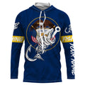 UT Utah Fishing Flag Fish hook skull Custom sun protection fishing, women, kid NQS3407