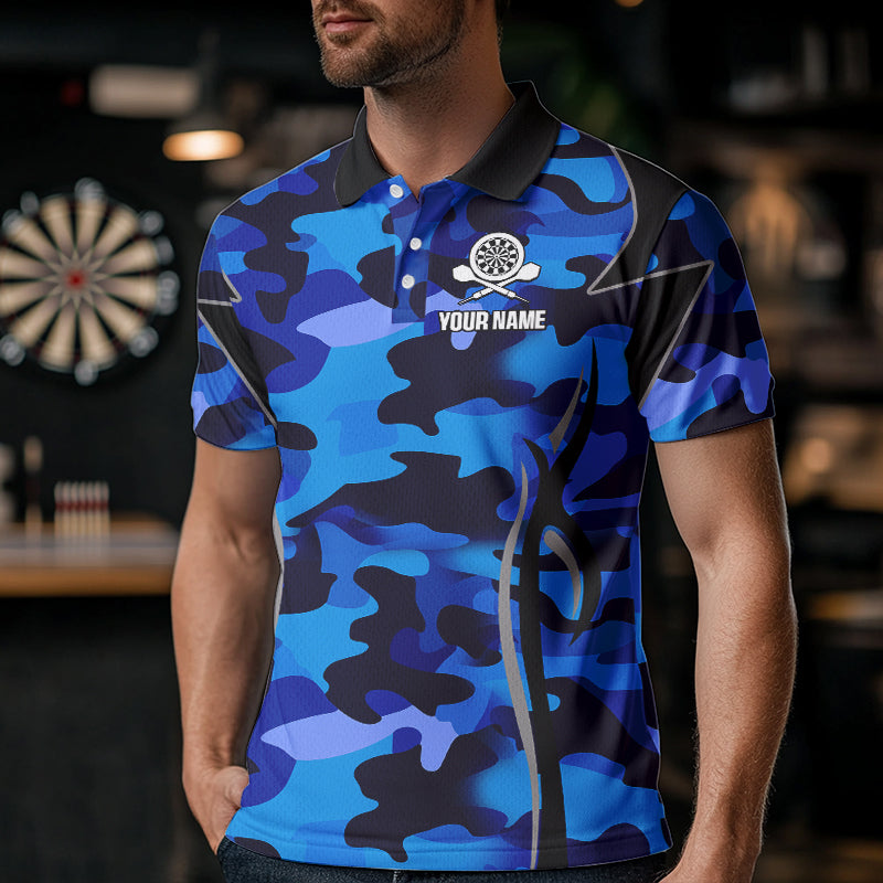 Deer Skull Darts Board Blue Camo Darts, Custom Team Darts NQS9635