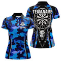 Deer Skull Darts Board Blue Camo Darts, Custom Team Darts NQS9635