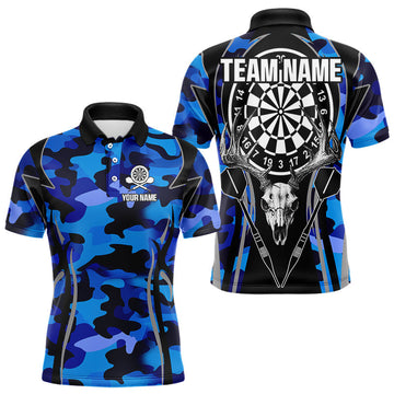 Deer Skull Darts Board Blue Camo Darts, Custom Team Darts NQS9635